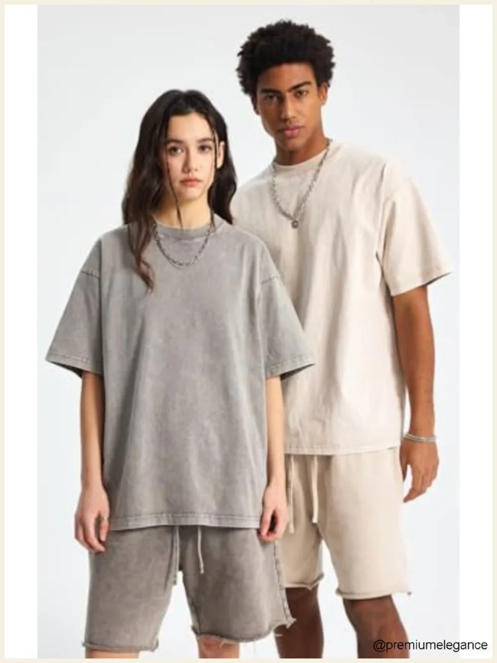 4 Pack Men's Oversized T-Shirts Unisex Vintage Heavy Cotton Tee Short Sleeve